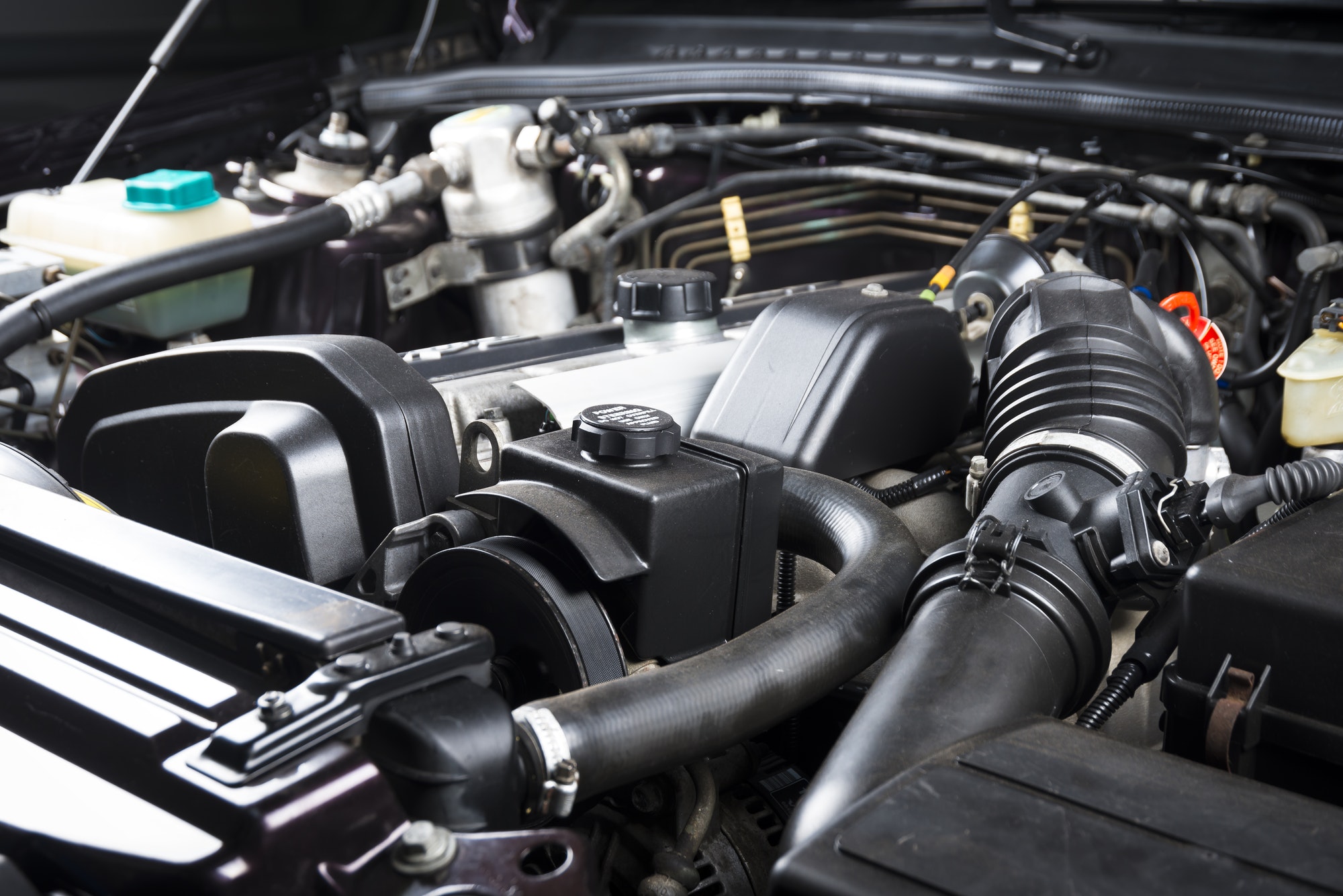 Detalhe do motor